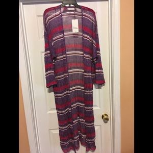 Zara kimono knit multicolored